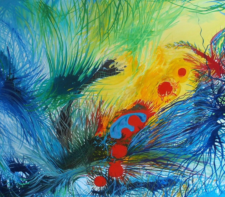 Amazon Rainforest Painting by Lesley blackburn Artfinder