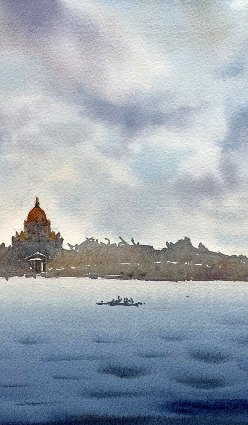 Sky and Clouds. St. Petersburg. by Evgenia Panova