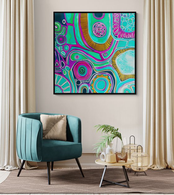 Geometric abstraction #35