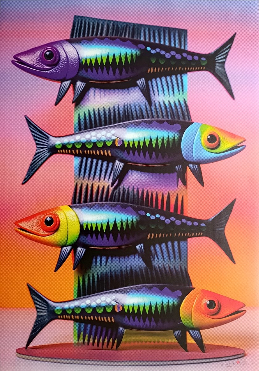 Illustrative Giclee Print , Rigid Structure By Gokhan Okur, 28 X 39, Artwork For Sale On Artfinder