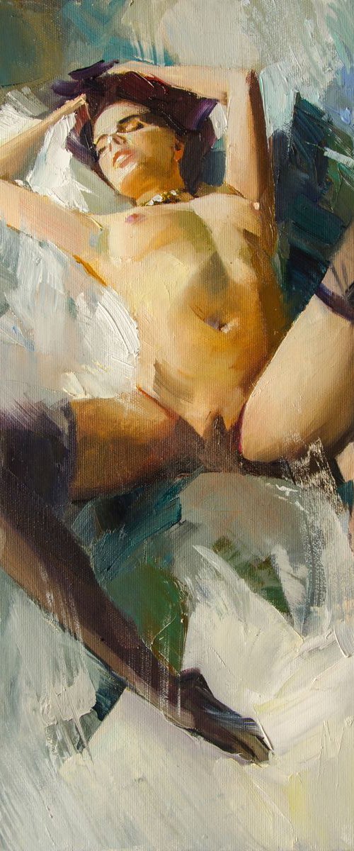 " Flame" (35x50 cm)  unframed by Valentin