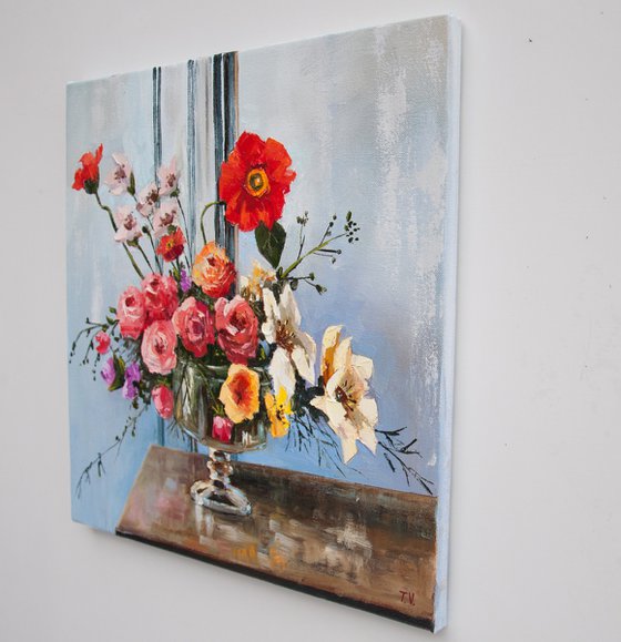 Bouquet of flowers.