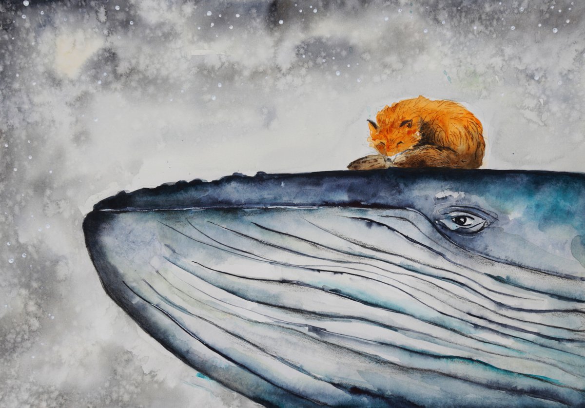 Whale & Fox by Evgenia Smirnova