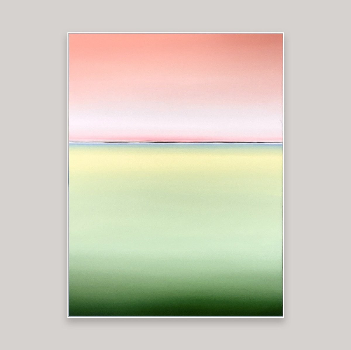 Surrealistic Landscape Oil Painting By Larissa Uvarova, 24 X 31", Horizon Of Emotions #123, Original Artwork