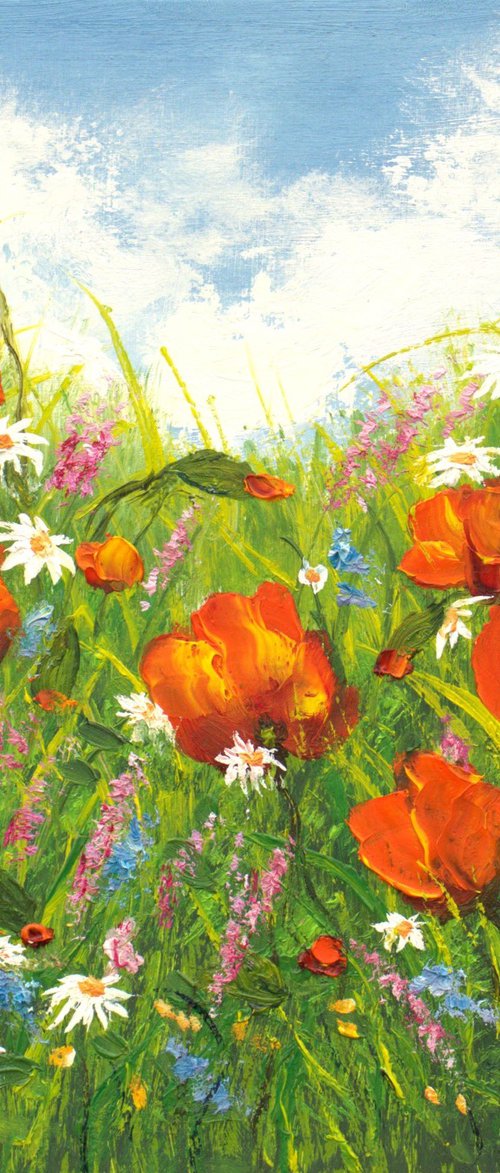 Poppy field 3 by Ludmilla Ukrow