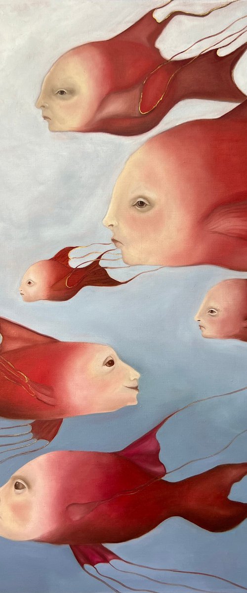 With a smile against by Nina Grigel