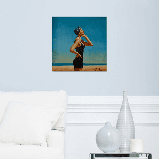 Drying off - in black