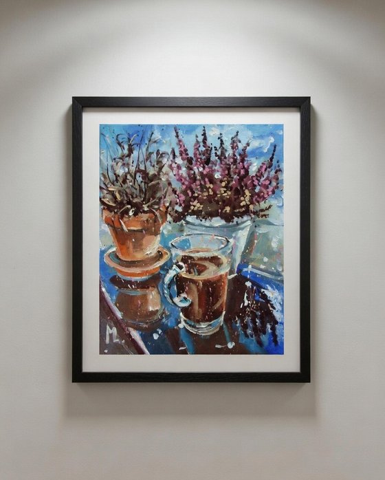 " COFFEE GREETINGS FROM THE GARDEN "