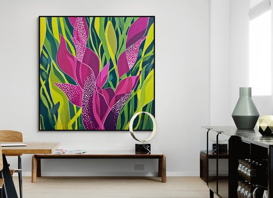 Tropical Leaves Dance #1