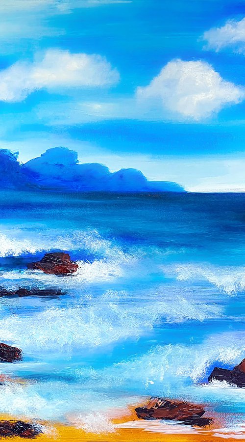 Atlantic Surf by Tetiana Surshko