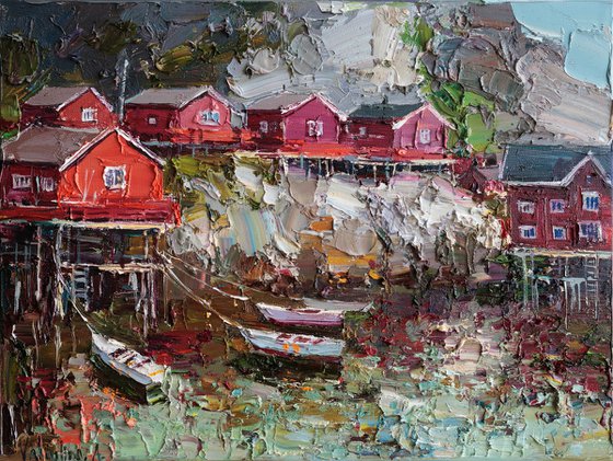 Fishing Village in Lofoten