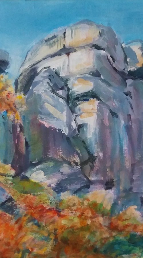 Cow & Calf rocks Ilkley Moor by Jean  Luce