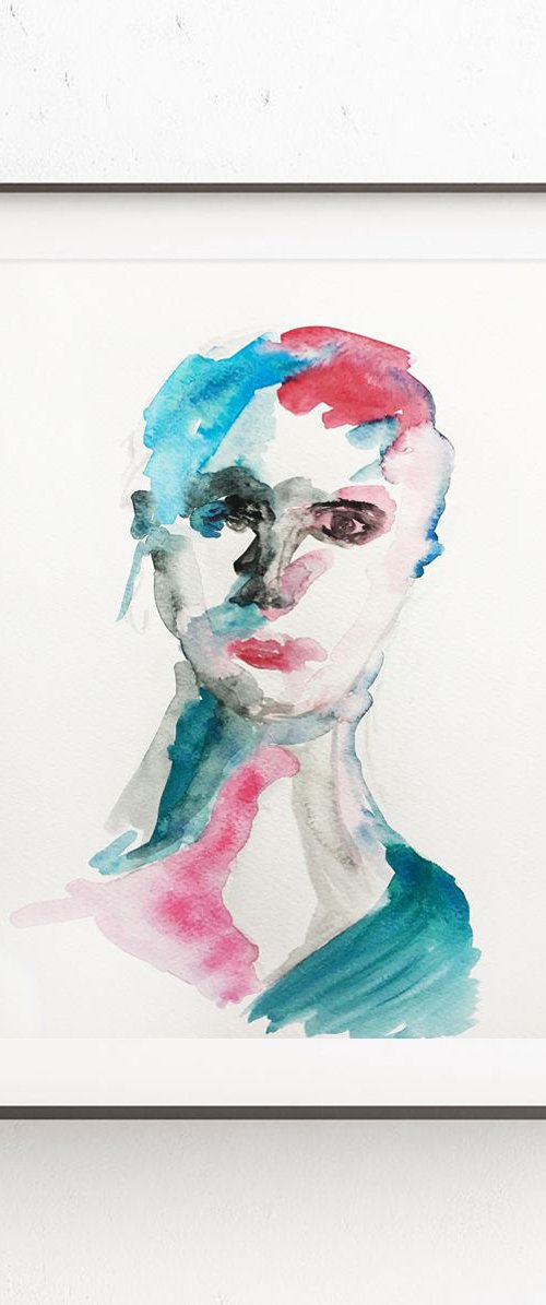 Watercolour study by Filothei Croonen