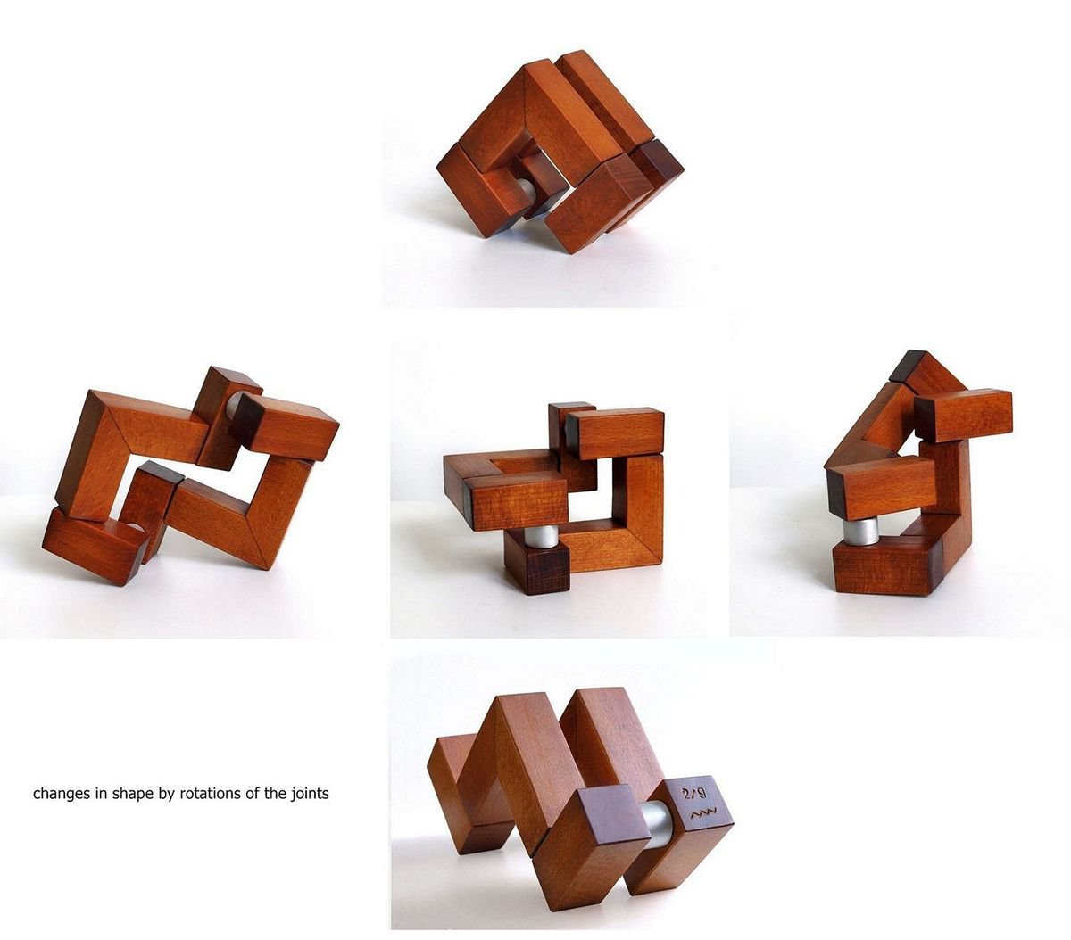 Geometric Wood Sculpture , Qubigo By Nikolaus Weiler, 8 X 4, Artwork For Sale On Artfinder