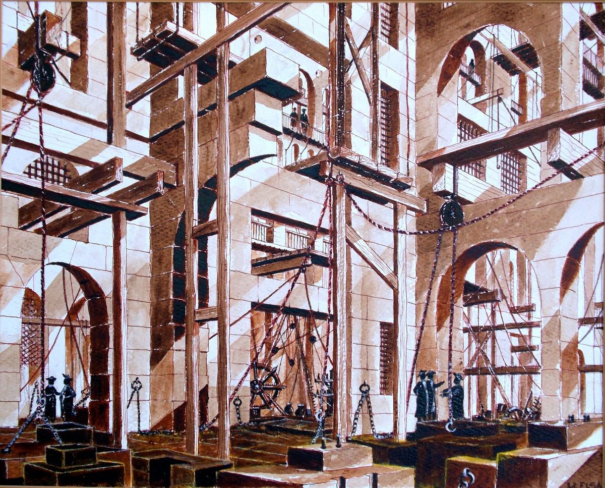 Interior Building Tapestry by Munir Eisa