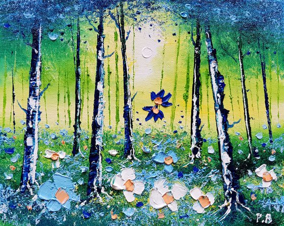 "Emerald Woods & Flowers in Love"