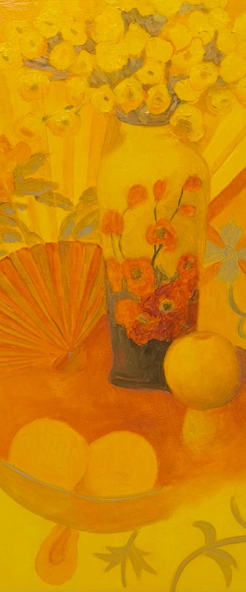 The yellow fan by Anait Vardanyan