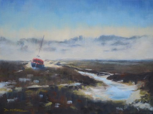 Misty Morning (Framed, ready to hang) by Denise Mitchell