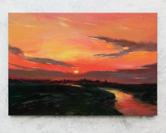 Last Light Over the River
