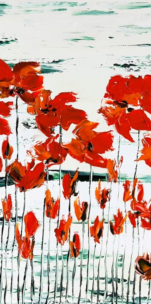 Flora Poppies 3 by Daniel Urbaník