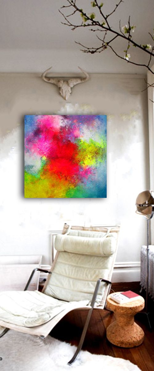 Abstract Painting  / Alex Senchenko 2018 /   Saga N59 by Alex Senchenko