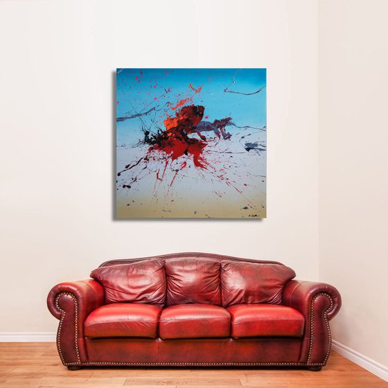 Young Heart (Spirits Of Skies 081023) - 90 x 90 cm - XXL (36 x 36 inches)