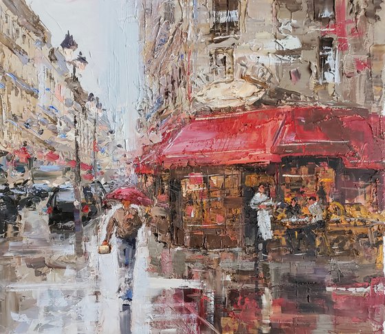 CITY LIGHTS B-33. Parisian cafe