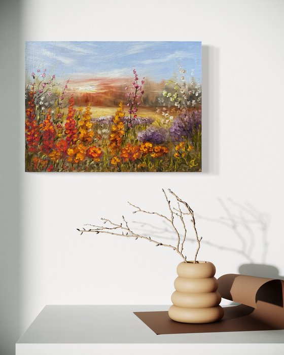 A meadow in bloom