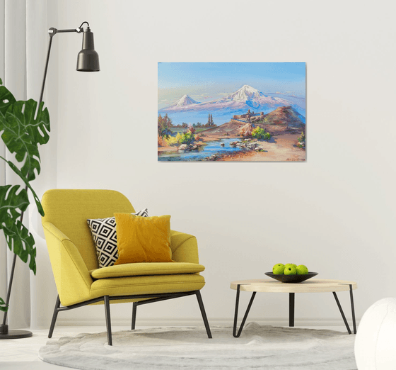 Spring Light at Khor Virap