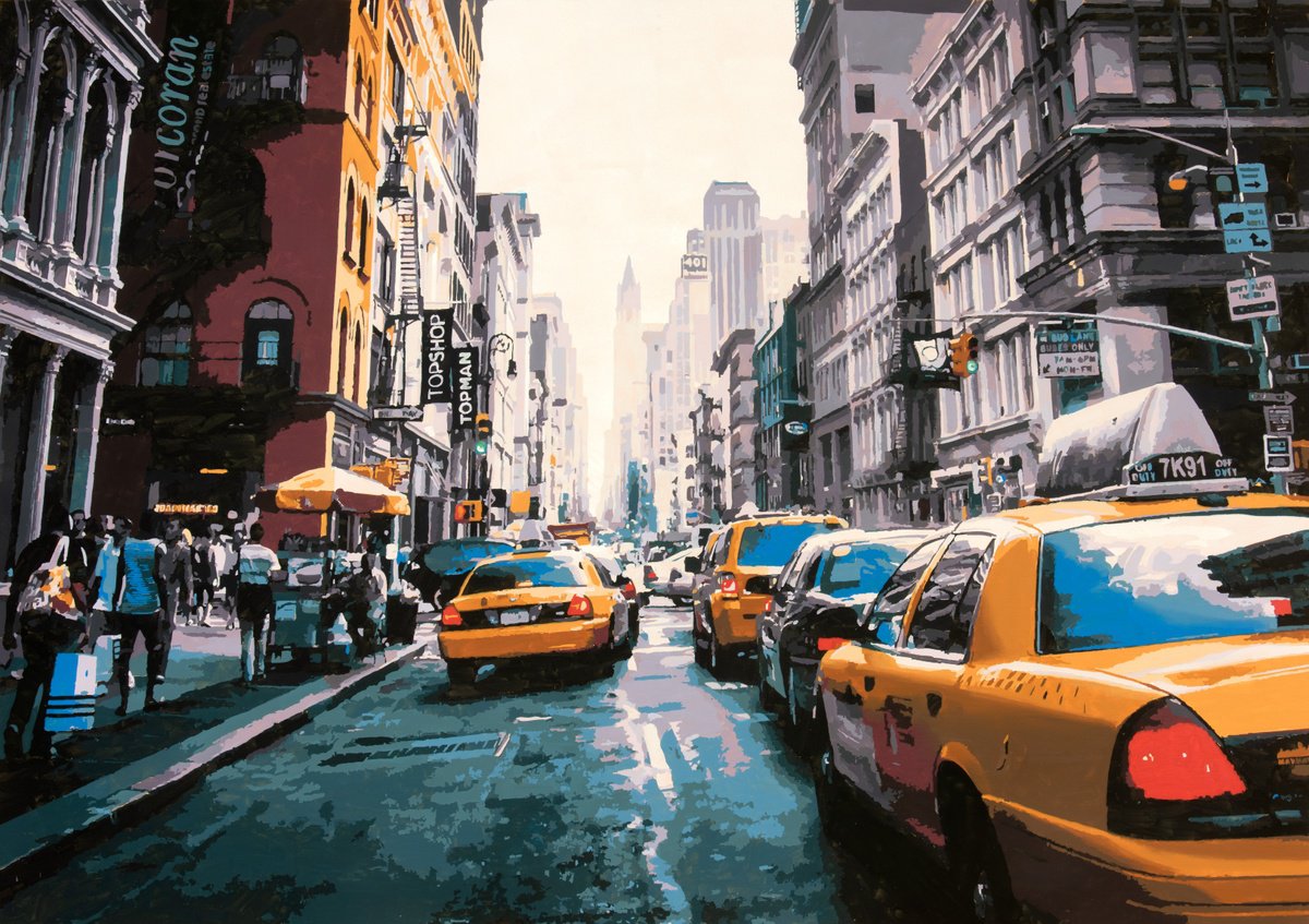 New York City Cabs by Marco Barberio