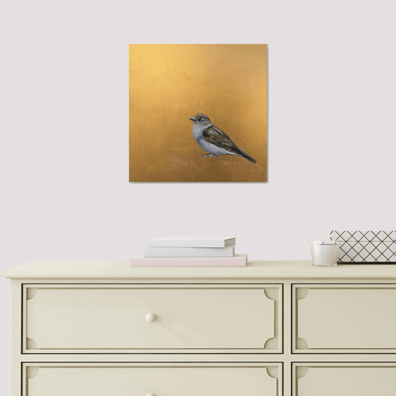 Little Sparrow ~ on Gold