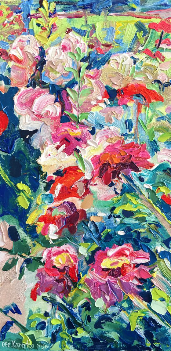 Flowers Impasto