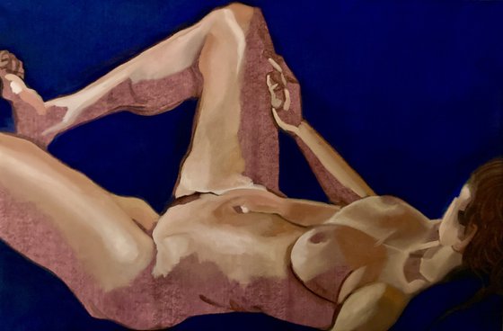 Reclining Nude (Purple) #2