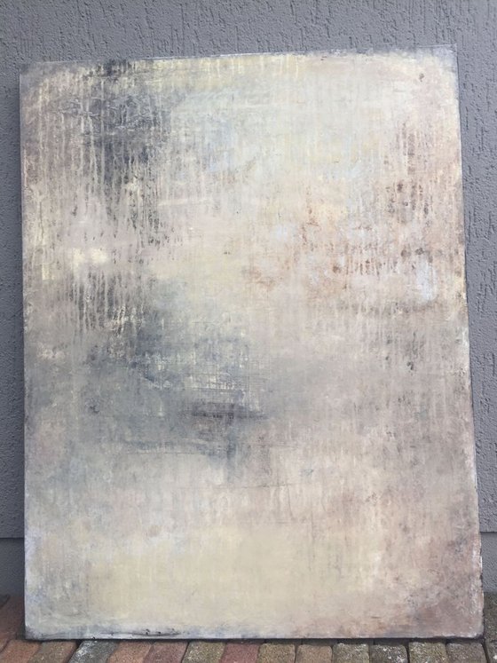 "1198 abstract beige/silber wall"