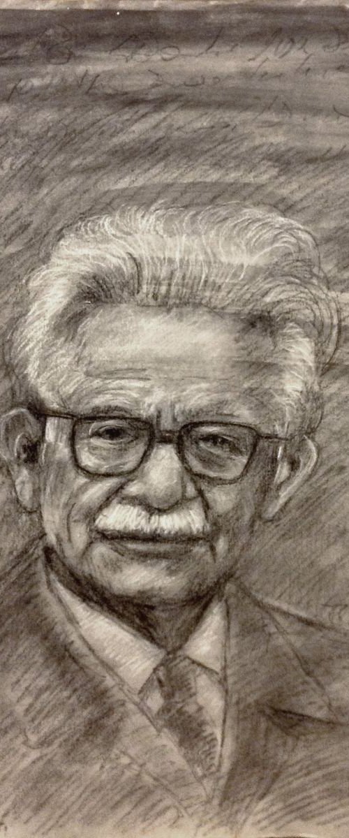 Portrait of Elias Canetti by paolo beneforti