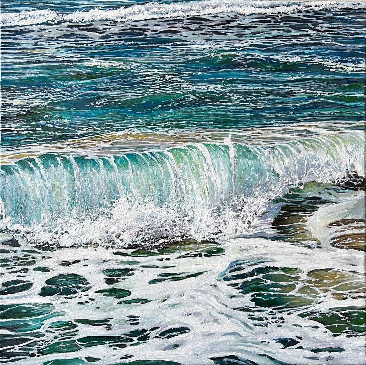 Photorealistic Oil Painting , Fragility Of Strength By Daria Dudochnykova, 12 X 12, Artwork For Sale On Artfinder