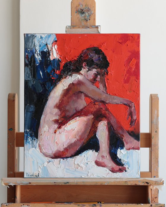 Seated Woman in Stillness