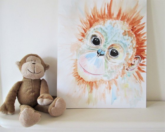 Orangutan Baby Monkey