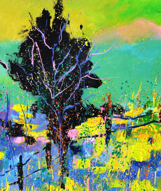 A tree in summer