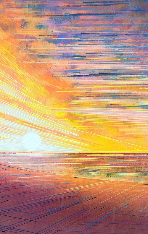 Sunrise At Sandy Bay by Marc Todd