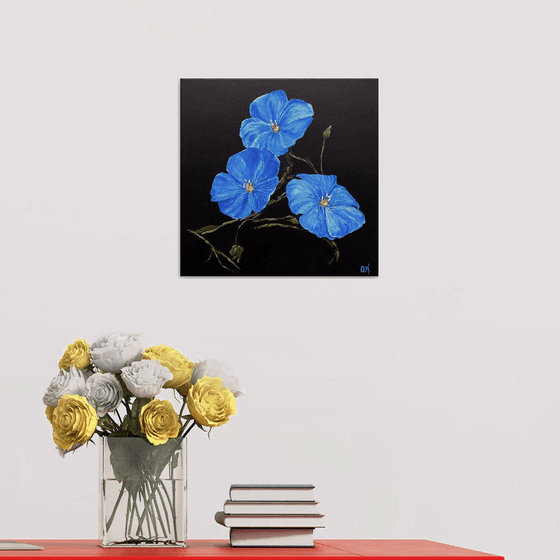 Blue flowers