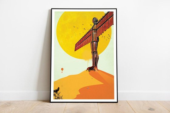 Angel of the North Yellow