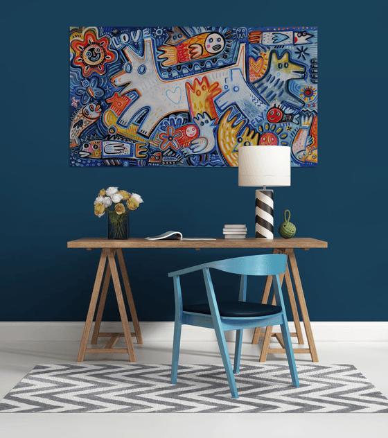 LOVE NATURE 85x150cm
