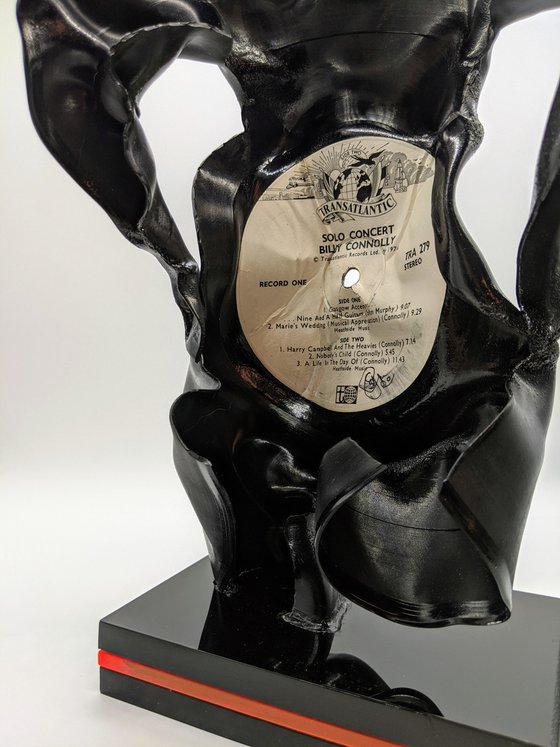 Vinyl Music Record Sculpture - "Transatlantic"