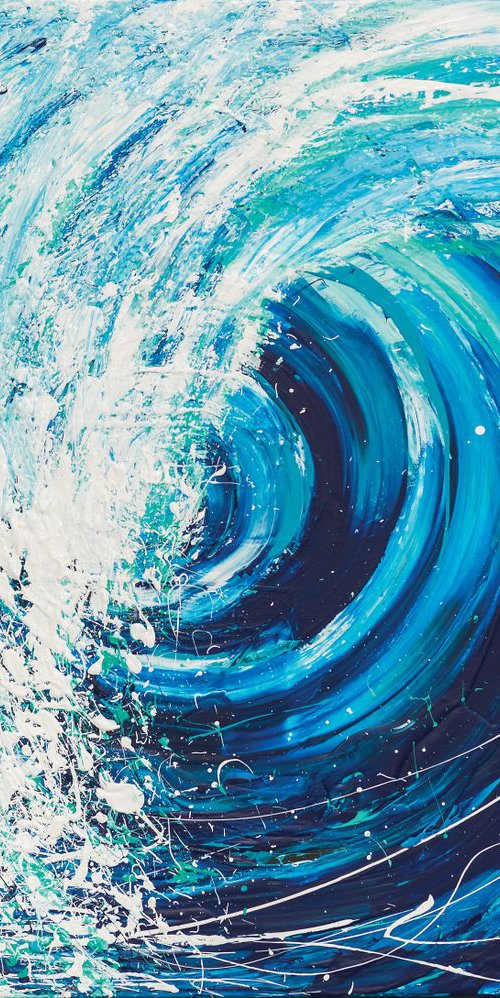 Wave Series - Deep Within by Annette Spinks