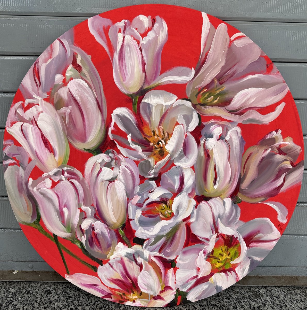 Spring Waltz By Olena Hromova, 35 X 35, Artwork For Sale On Artfinder