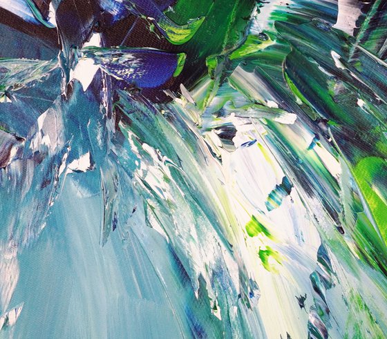 Turquoise Blue Waves C 2
