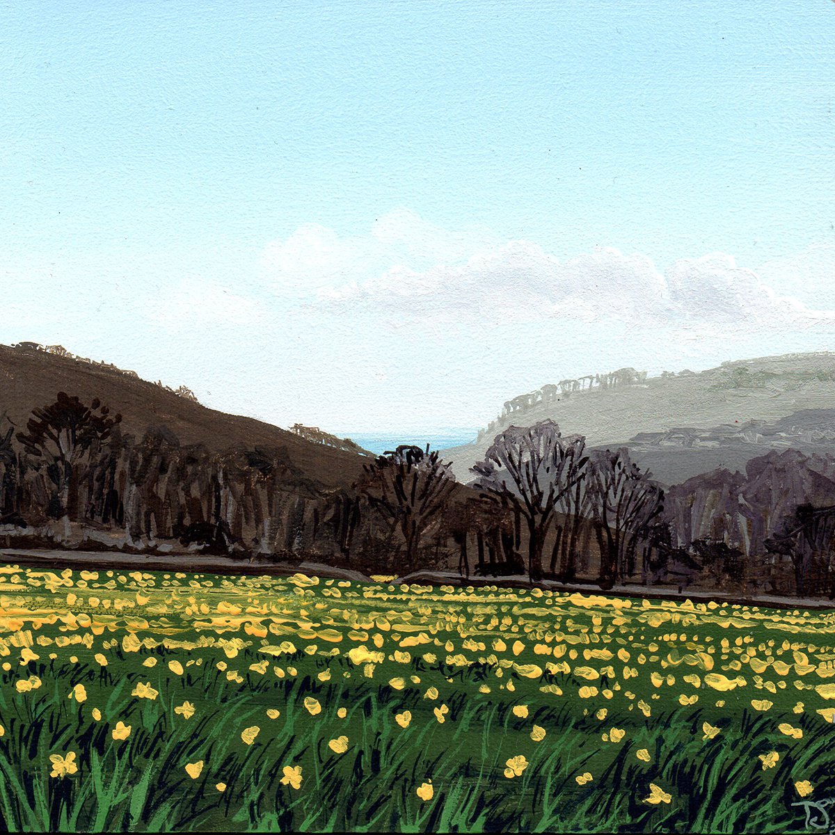 A Good Sign By Theresa Shaw, 12 X 12, Artwork For Sale On Artfinder
