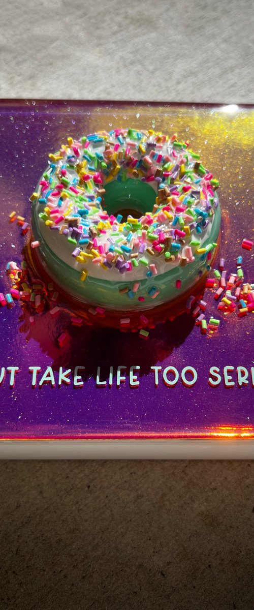 Donut Take Life Too Serious MDNTLTS #2 by Ana Hefco