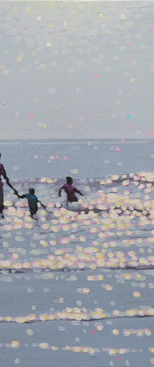 Family beach holiday by Gordon Hunt
